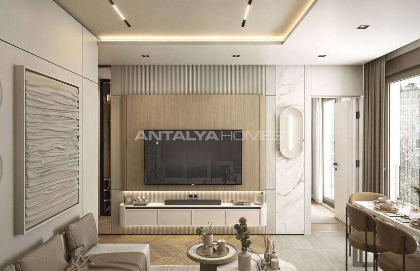 شقق في مشروع على بعد 400 متر من البحر في لارا أنطاليا 12