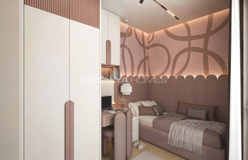 Apartments for Sale in a Project 400 M From the Sea in Lara Antalya 19