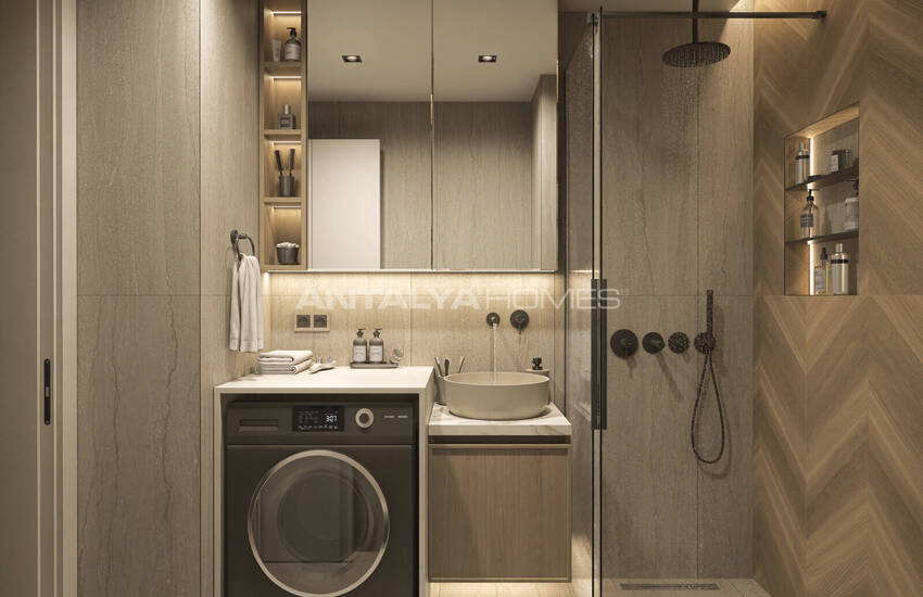 Apartments for Sale in a Project 400 M From the Sea in Lara Antalya 21