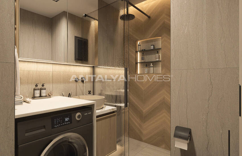 Apartments for Sale in a Project 400 M From the Sea in Lara Antalya 22