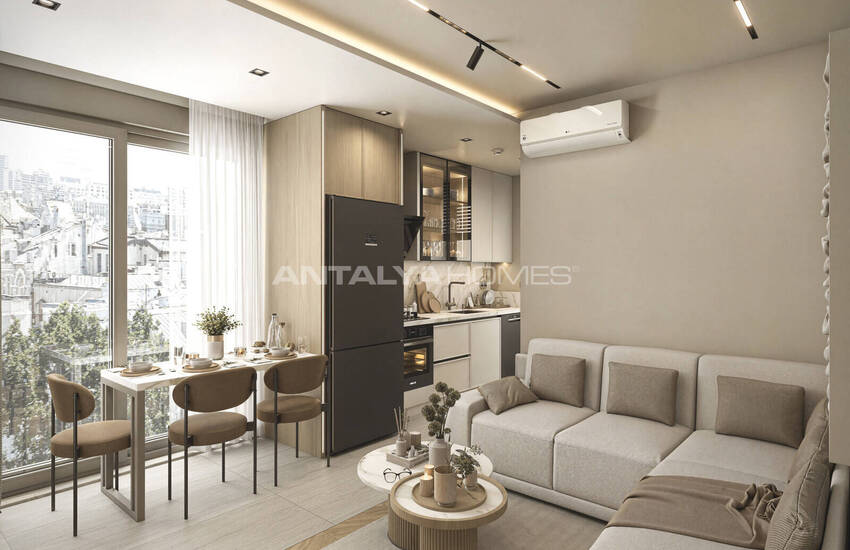 Apartments for Sale in a Project 400 M From the Sea in Lara Antalya 13