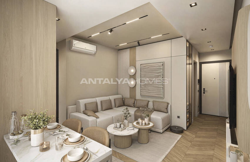 Apartments for Sale in a Project 400 M From the Sea in Lara Antalya 14