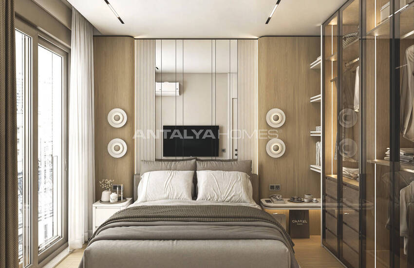 Apartments for Sale in a Project 400 M From the Sea in Lara Antalya 16