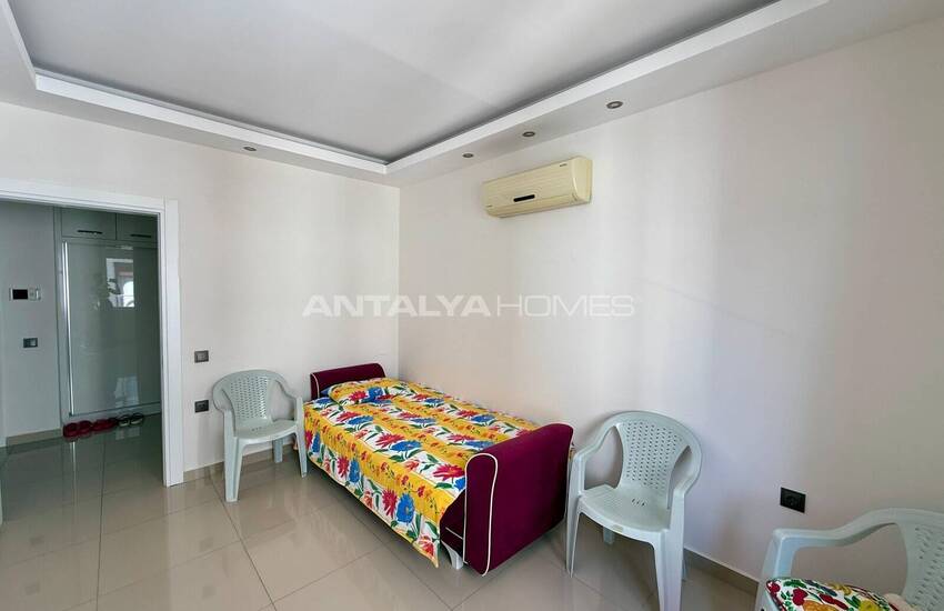 Alanya Kestel'de Denize Birkaç Adım Uzaklıkta Eşyalı Daire 13