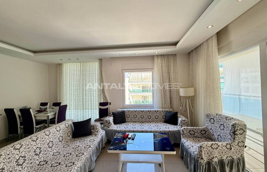 Alanya Kestel'de Denize Birkaç Adım Uzaklıkta Eşyalı Daire 8