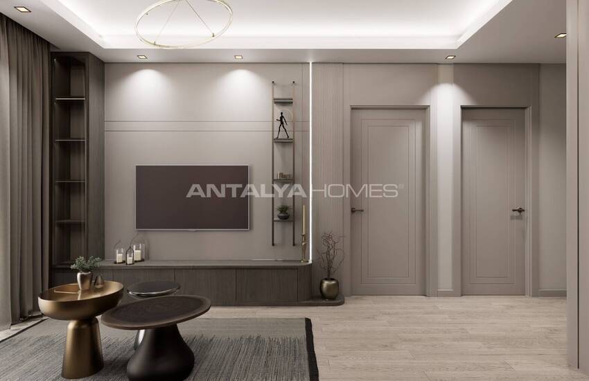 Stilfulla Lägenheter I Ett Komplex Med Pool I Antalya Konyaaltı 6