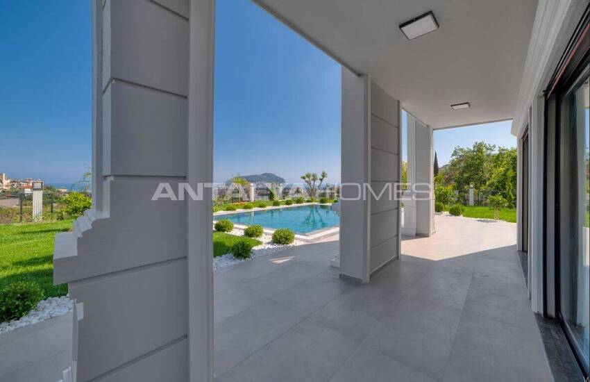 Vrijstaande Villa's Met Zwembad En Zeezicht In Alanya Antalya 38
