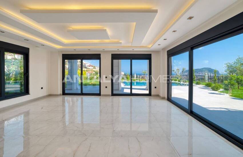 Vrijstaande Villa's Met Zwembad En Zeezicht In Alanya Antalya 14