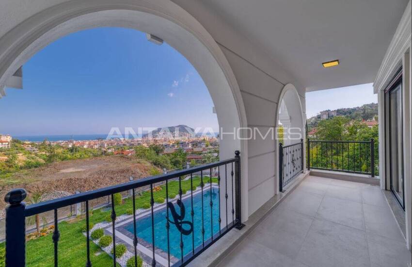 Vrijstaande Villa's Met Zwembad En Zeezicht In Alanya Antalya 32