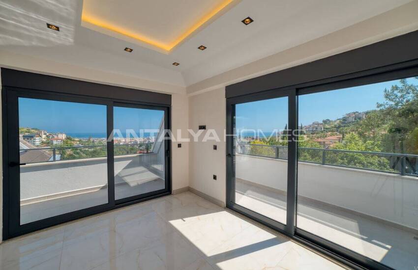 Vrijstaande Villa's Met Zwembad En Zeezicht In Alanya Antalya 22