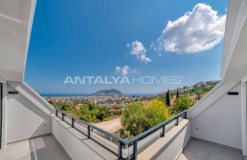 Vrijstaande Villa's Met Zwembad En Zeezicht In Alanya Antalya 34