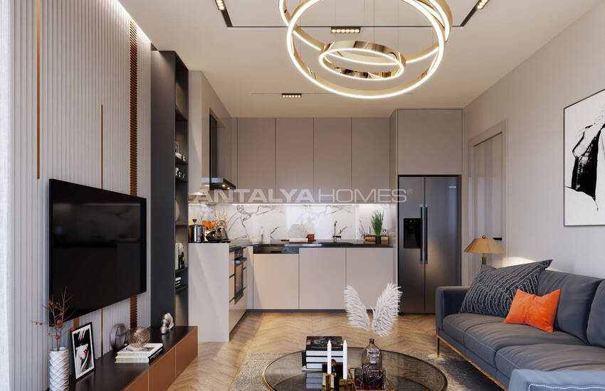 Stijlvolle Appartementen In Een Complex Vlakbij Zee In Konyaalti 23