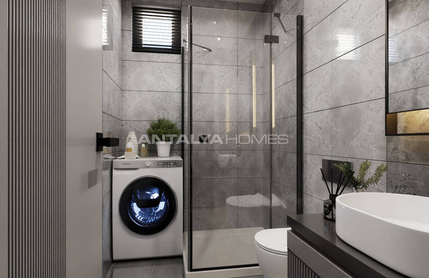 Stijlvolle Appartementen In Een Complex Vlakbij Zee In Konyaalti 25