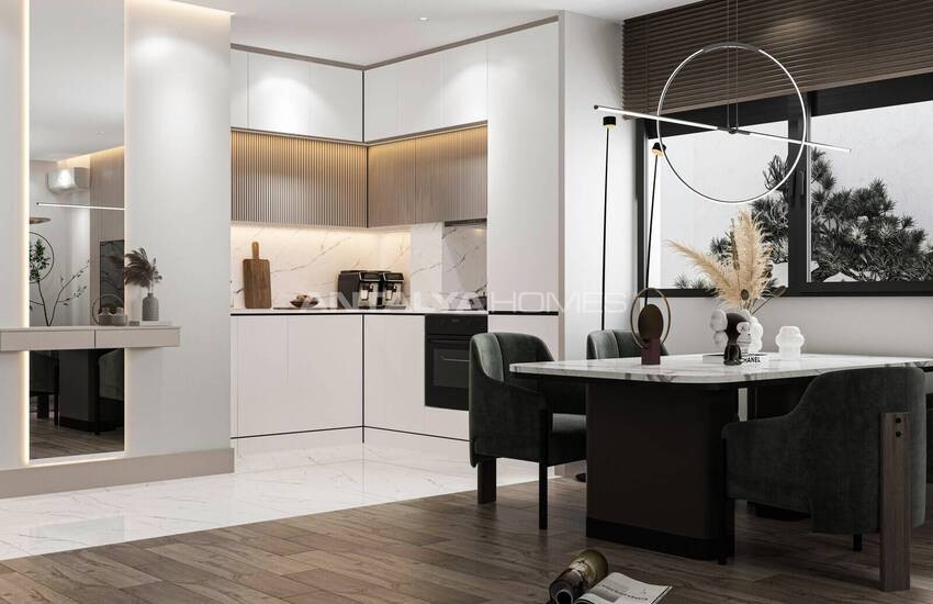 Просторные квартиры рядом с трамвайной остановкой в районе Анталия 15