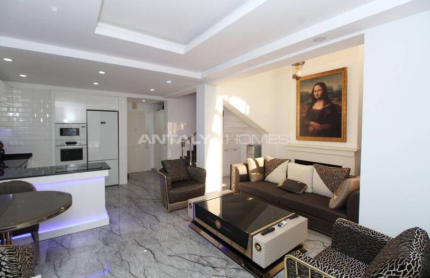 Antalya Belek'te Havuzlu Sitede 3 Odalı Şık Villa 17