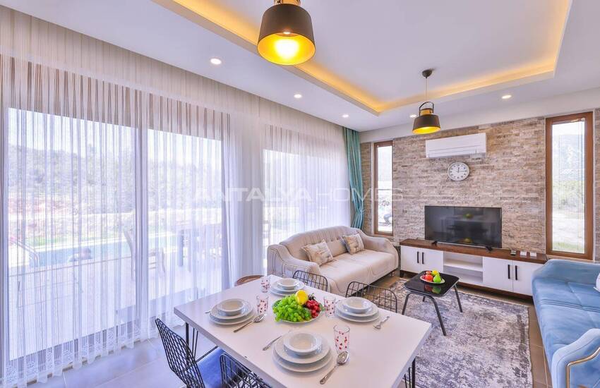 Villa 3 Chambres Avec Piscine Et Jardin À Antalya Kaş 8
