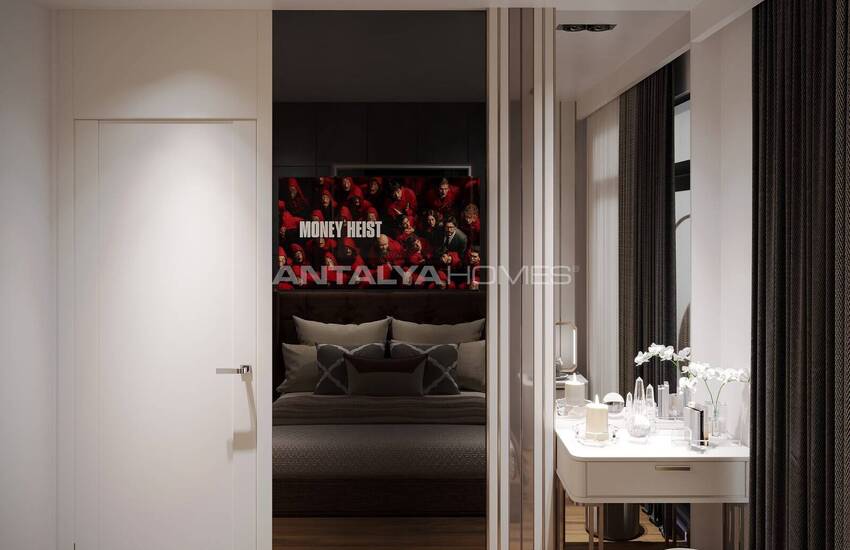 Flats with Rich Social Amenities Near the Beach in Alanya 19