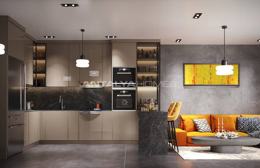 Flats with Rich Social Amenities Near the Beach in Alanya 16