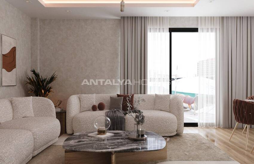 Antalya Kepez'de Havuzlu Site İçinde Sıfır Daireler 9