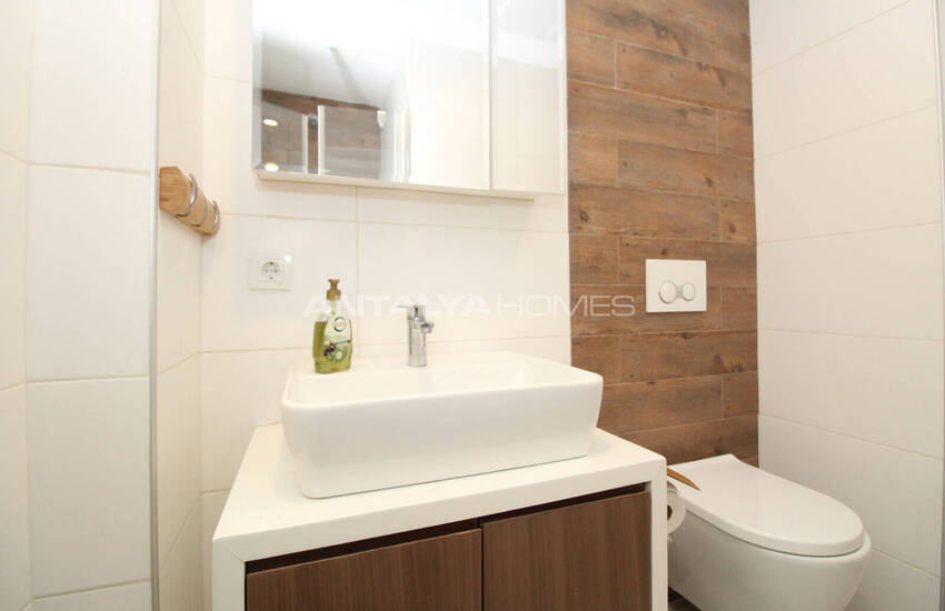 Меблированная квартира 2+1 с садом в комплексе с бассейном в Белеке 26