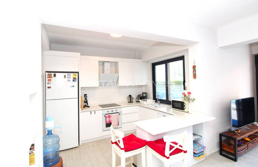 Меблированная квартира 2+1 с садом в комплексе с бассейном в Белеке 17