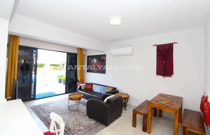 Меблированная квартира 2+1 с садом в комплексе с бассейном в Белеке 15