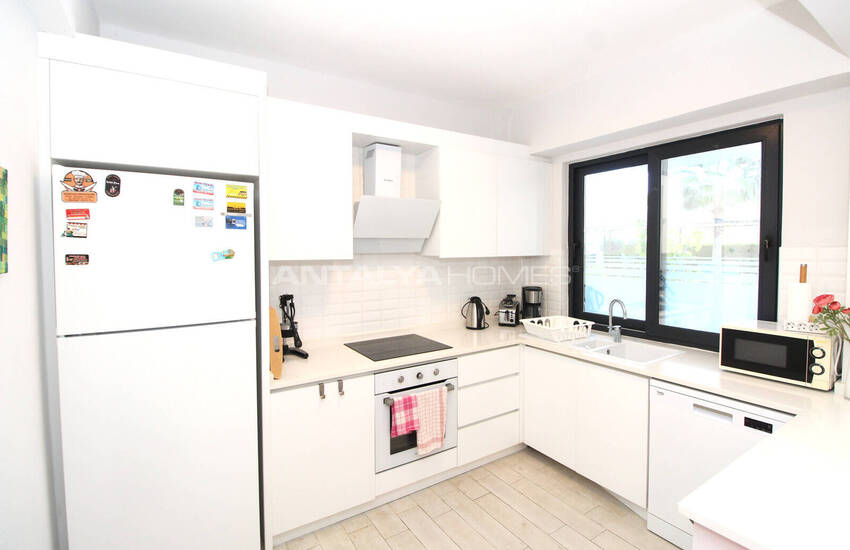 Меблированная квартира 2+1 с садом в комплексе с бассейном в Белеке 19