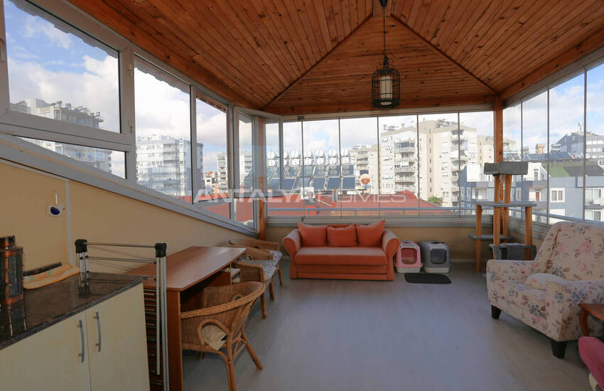 آپارتمان ۳ خوابه برای فروش در آنتالیا موراتپاشا 21