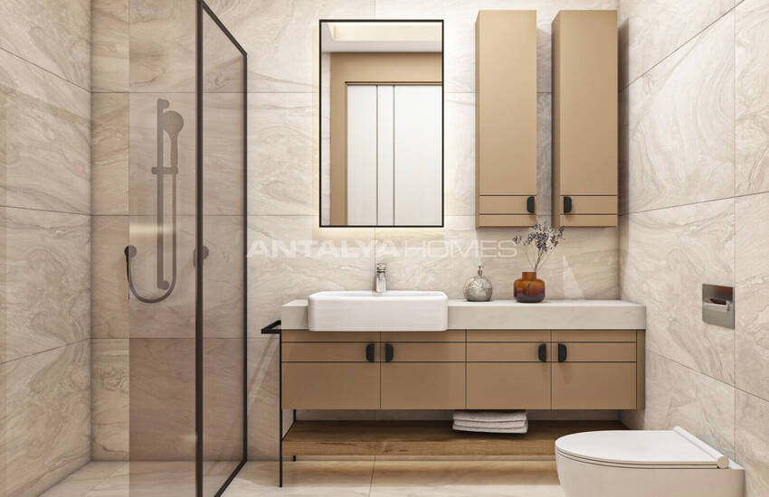 Eleganta Lägenheter Med Pool I Antalya Muratpasa 17