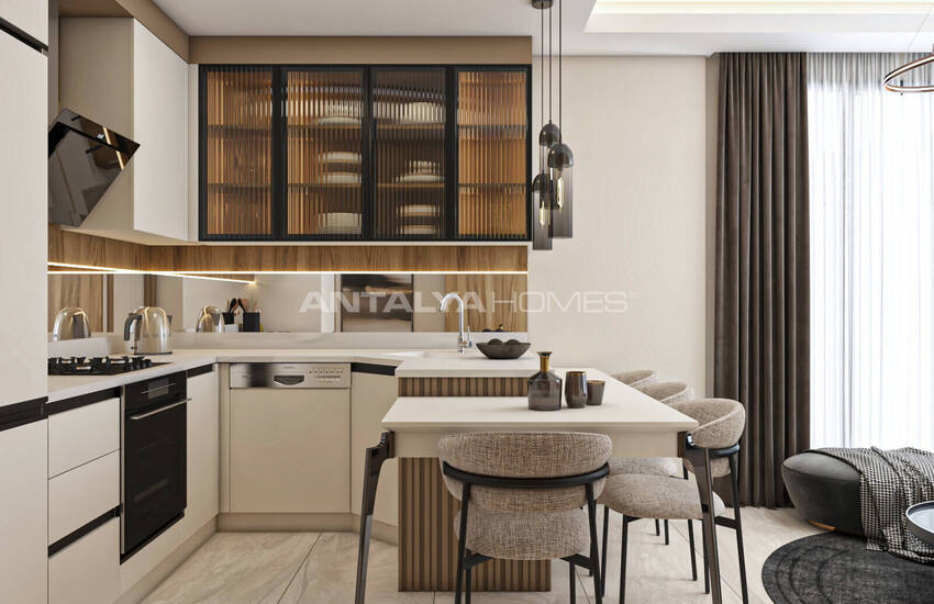 Antalya Muratpaşa'da Olanaklara Yakın Havuzlu Sitede Şık Daireler 8