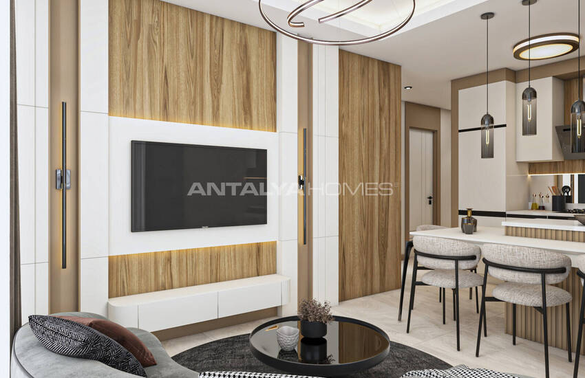 Antalya Muratpaşa'da Olanaklara Yakın Havuzlu Sitede Şık Daireler 10