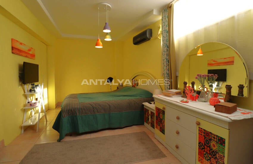 Appartement Duplex Inversé De 3 Chambres À 500 M De La Mer À Konyaaltı 15