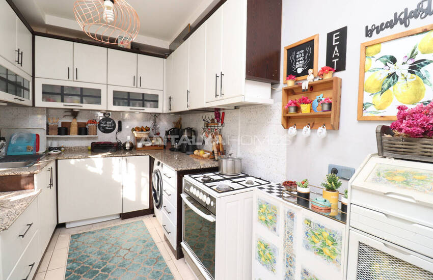 Appartement Duplex Inversé De 3 Chambres À 500 M De La Mer À Konyaaltı 13