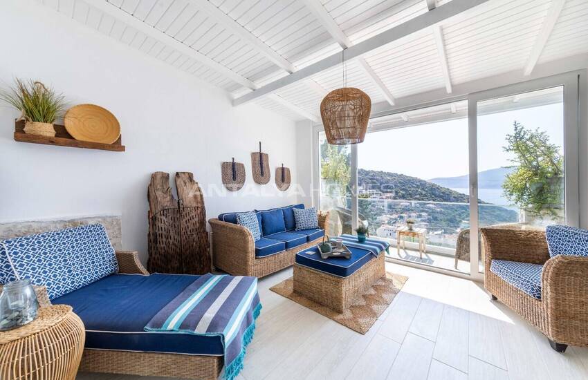 Modernes 4-zimmer-haus Mit Panoramablick Auf Das Meer In Kalkan 26