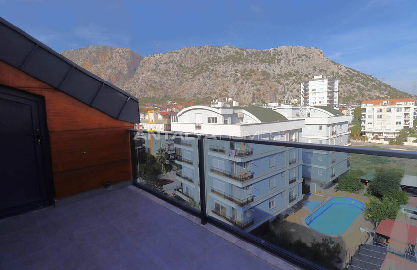 شقة دوبلكس على بُعد 2.5 كم من البحر في كونيالتي، أنطاليا 23