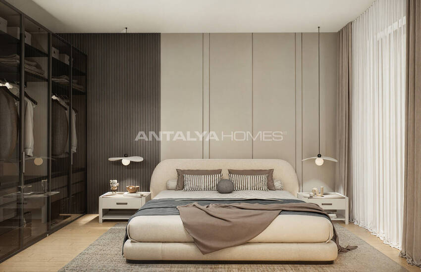 Alanya'da Havuzu ve Spor Salonu Bulunan Sitede Dubleks Daireler 10