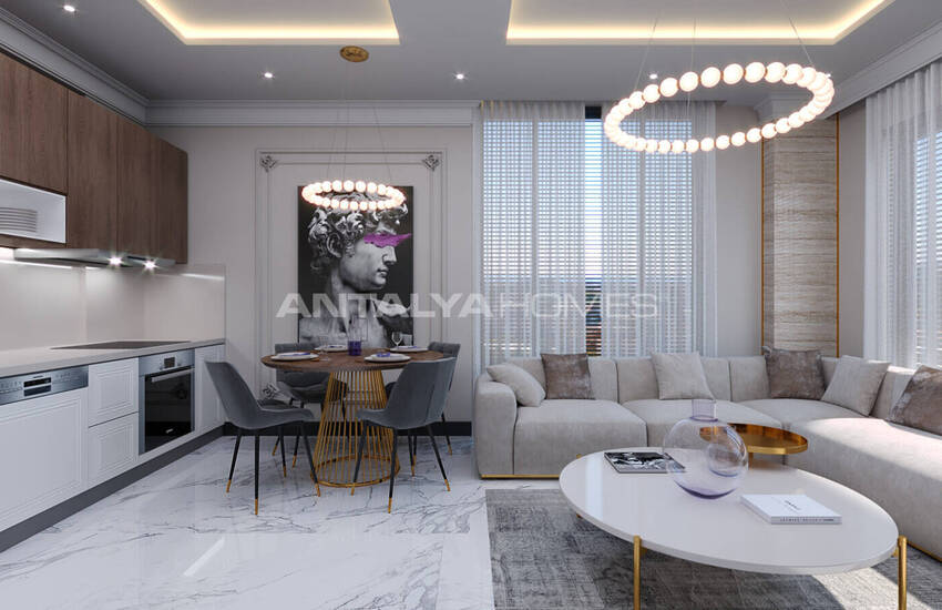 Apartments in a Complex with Resort-style Amenities in Alanya Oba 25