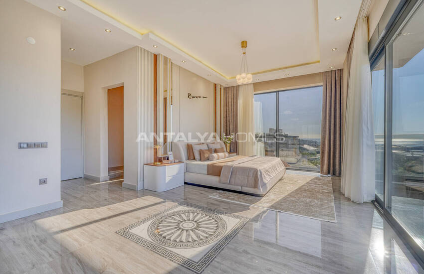 Alanya Kargıcak'ta Deniz Manzaralı Lüks 12 Odalı Villa 37