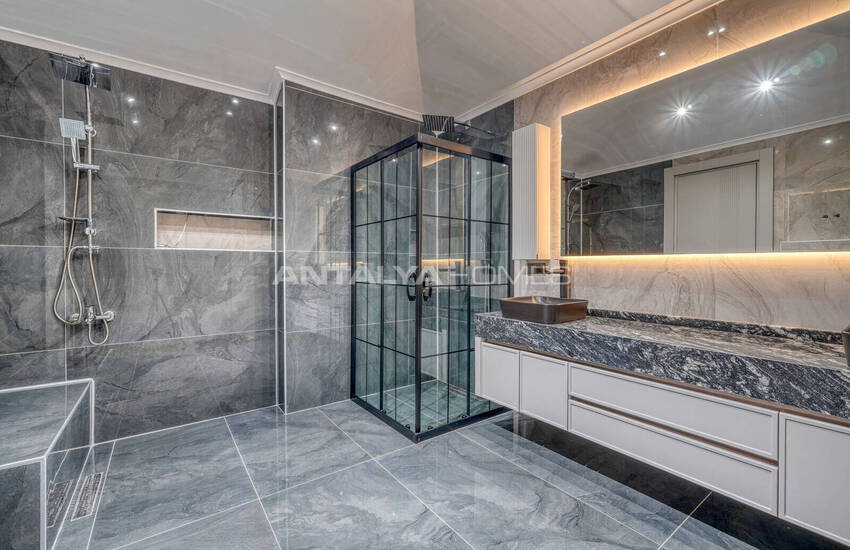 Alanya Kargıcak'ta Deniz Manzaralı Lüks 12 Odalı Villa 51