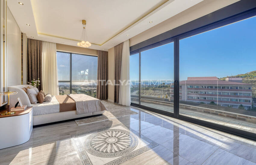 Alanya Kargıcak'ta Deniz Manzaralı Lüks 12 Odalı Villa 28