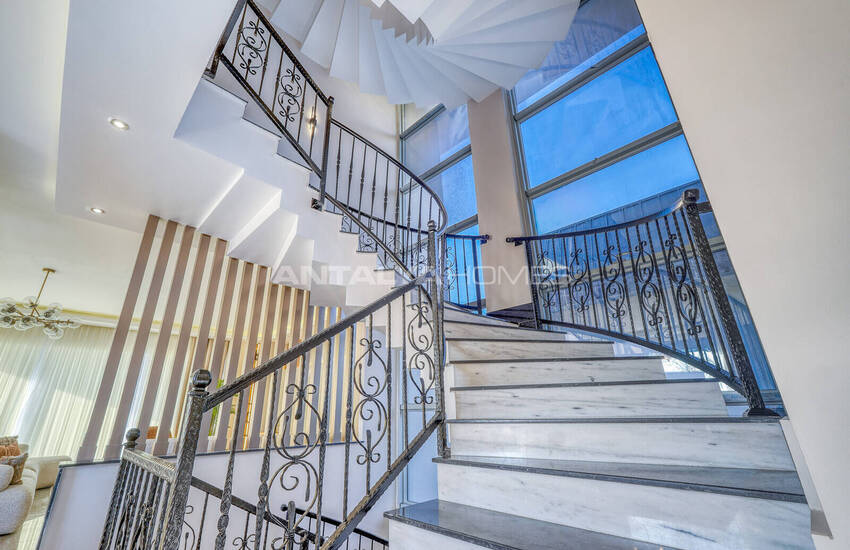 Alanya Kargıcak'ta Deniz Manzaralı Lüks 12 Odalı Villa 50