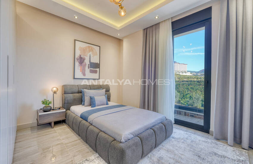 Alanya Kargıcak'ta Deniz Manzaralı Lüks 12 Odalı Villa 42