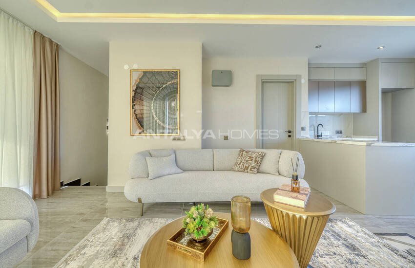 Alanya Kargıcak'ta Deniz Manzaralı Lüks 12 Odalı Villa 25