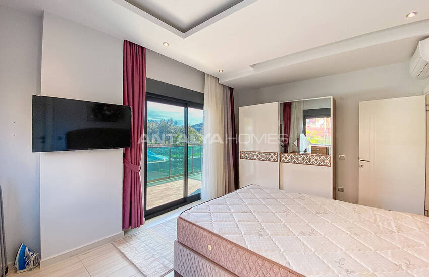 Меблированная квартира в комплексе в 500 м от моря в Алании 21