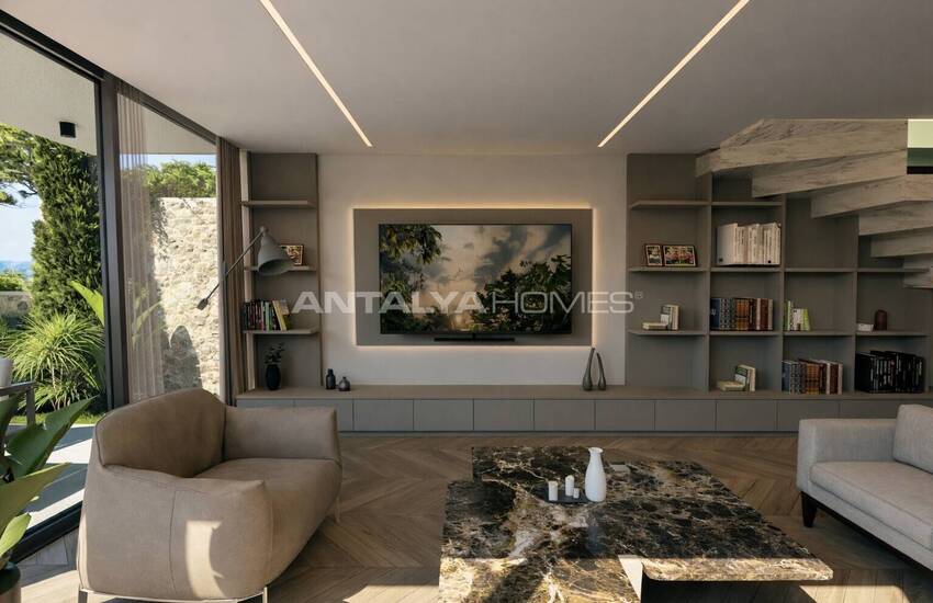 Antalya Kalkan'da Özel Havuzlu ve Bahçeli Şık Villalar 12