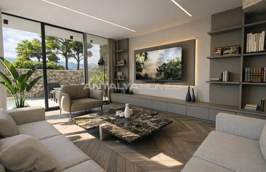 Элегантные виллы с собственным бассейном и садом в Калкане 7