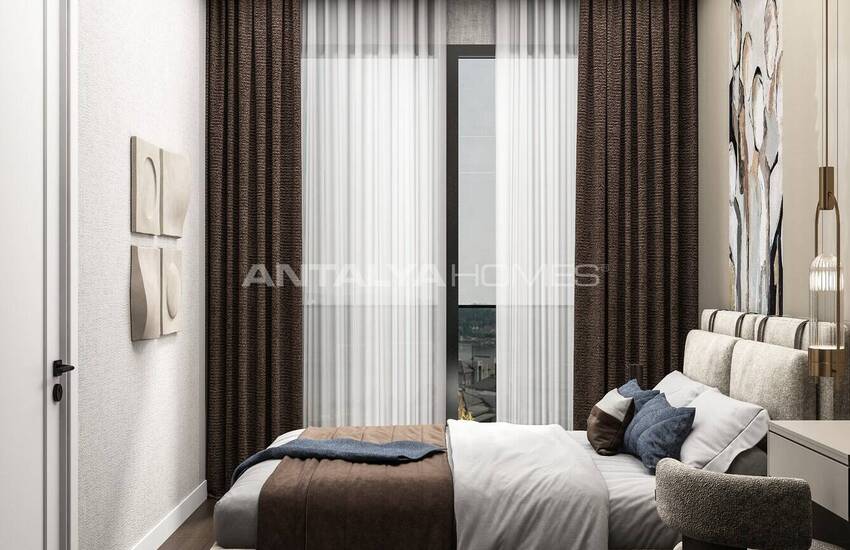 Квартиры в комплексе в 500 м от моря в Алании Махмутлар 22