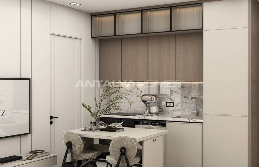 Квартиры в комплексе в 500 м от моря в Алании Махмутлар 20