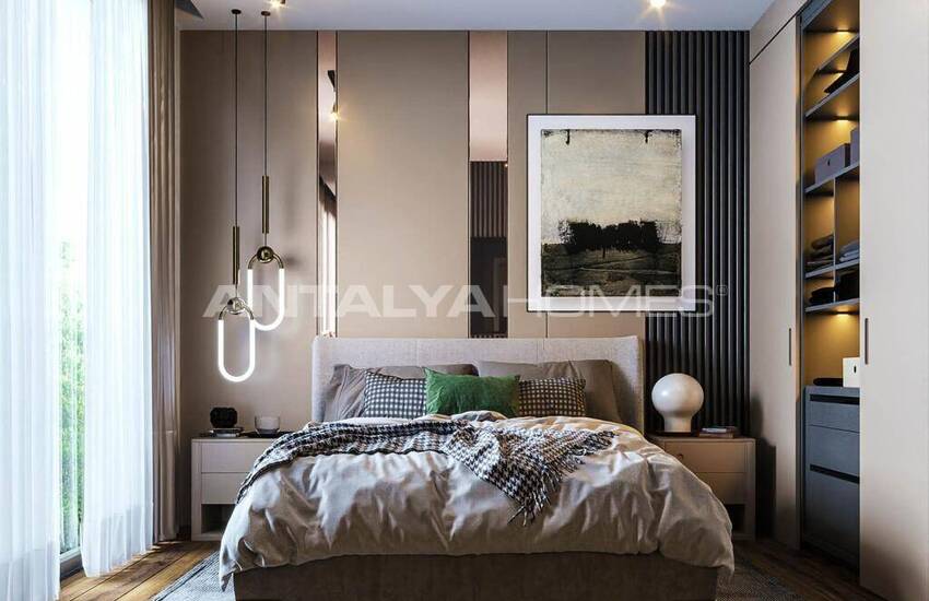 1 and 3-bedroom Flats in a Complex with Pool in Altıntaş 13