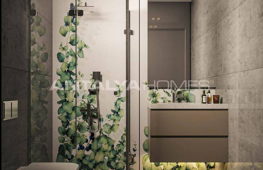 1 and 3-bedroom Flats in a Complex with Pool in Altıntaş 18